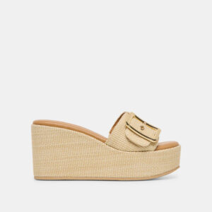 DOLCE VITA Jilian Wedges - Lt Natural Raffia