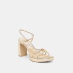 DOLCE VITA Odete Heel – Gold Leather
