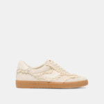 DOLCE VITA Notice Lace Sneaker - Ivory Suede